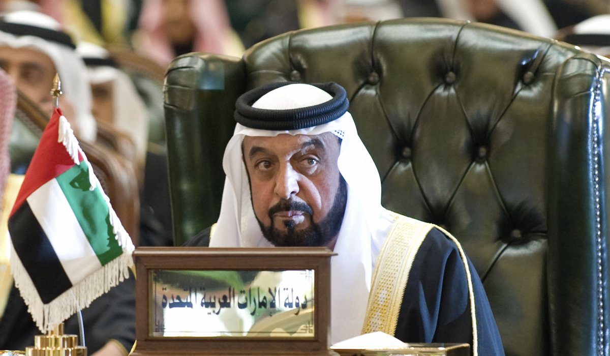 UAE President Sheikh Khalifa bin Zayed Al Nahyan